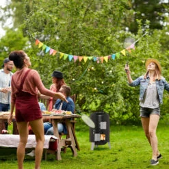 Relaxdays Fumoir 3 En 1, Smoker, Pour Faire Griller, Faire Fumer Et Macérer, Thermomètre Avec Sortie D’air, BBQ. 10 Relaxdays Fumoir 3 En 1, Smoker, Pour Faire Griller, Faire Fumer Et Macérer, Thermomètre Avec Sortie D’air, BBQ. -France Barbecue Soldes Boutique 27593710 4