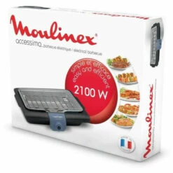 MOULINEX BG134812 Accessimo Barbecue électrique De Table, Barbecue D'extérieur, Bac A Eau, Utilisation Simple, Fabriqué En Fr -France Barbecue Soldes Boutique 27605704 5