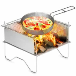 ASUPERMALL Barbecue En Acier Inoxydable Portable -France Barbecue Soldes Boutique 27614685 4