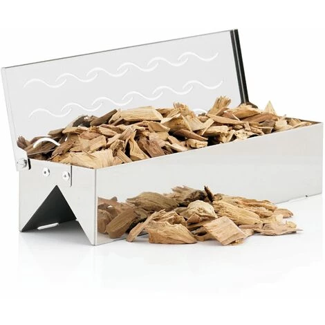 BBQ-Toro Boîte à Fumée En Acier Inoxydable "Triangle" | 31 X 8,5 X 6,5 Cm 4 BBQ-Toro Boîte à Fumée En Acier Inoxydable "Triangle" | 31 X 8,5 X 6,5 Cm – Image 2