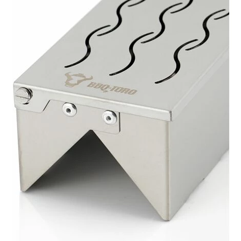 BBQ-Toro Boîte à Fumée En Acier Inoxydable "Triangle" | 31 X 8,5 X 6,5 Cm 7 BBQ-Toro Boîte à Fumée En Acier Inoxydable "Triangle" | 31 X 8,5 X 6,5 Cm – Image 5