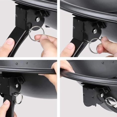 FIXKIT Barbecue Grill Extérieur Portable,Pliable,Petit Brasero D'extérieur Au Charbon,Jardin Grill Brasero,pour Jardin Terrasses BBQ,Le Barbecue En Plein Air,Le Camping Et Le Pique-Nique 4 FIXKIT Barbecue Grill Extérieur Portable,Pliable,Petit Brasero D'extérieur Au Charbon,Jardin Grill Brasero,pour Jardin Terrasses BBQ,Le Barbecue En Plein Air,Le Camping Et Le Pique-Nique – Image 2