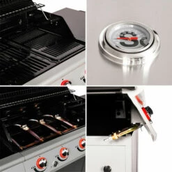 SOMAGIC - Barbecue Au Gaz MANHATTAN 400GPI - 4 Brûleurs 14kW - Noir -France Barbecue Soldes Boutique 28910819 3