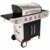 SOMAGIC - Barbecue Au Gaz MANHATTAN 450GPI - 4 Brûleurs + Réchaud 14kW - Noir -France Barbecue Soldes Boutique 28910826 1