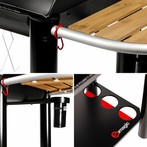 SOMAGIC - Barbecue Au Charbon De Bois VULCANO 3000 - Noir 7 SOMAGIC - Barbecue Au Charbon De Bois VULCANO 3000 - Noir – Image 5