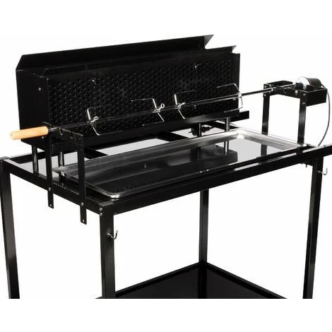 SOMAGIC - Rôtissoire à Bois Et à Charbon De Bois ROTISSOIRE PRO - Noir 4 SOMAGIC - Rôtissoire à Bois Et à Charbon De Bois ROTISSOIRE PRO - Noir â Image 2