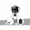 NAPOLEON Barbecue à Charbon Napoléon Rodéo 57 Cm Sur Pied + Brosse Pour Grill + Housse De Protection - Noir -France Barbecue Soldes Boutique 29090354 1