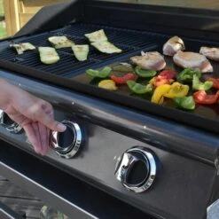 Cook'in Garden - Barbecue Gaz Mixte LAS PALMAS - Gris -France Barbecue Soldes Boutique 29782841 3