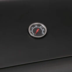 BENEFFITO LOFOTEN - Barbecue Extérieur Au Gaz 3 Brûleurs - Puissance 8,4 KW - Capot De Fermeture Avec Thermomètre - 2 Grilles En Acier Chromé, 2 Etagères Latérales, 1 Plateau Bas - 2 Roues - Noir - Noir -France Barbecue Soldes Boutique 30533948 4