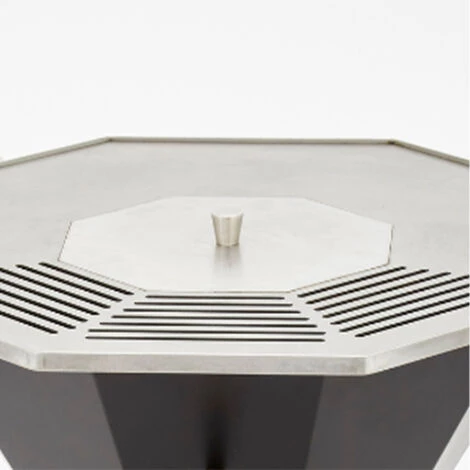 Brasero - LE PRO - Plancha, Barbecue Et Brasero à Bois - Surface De Cuisson De La Plancha De 3126 Cm2 - Noir 4 Brasero - LE PRO - Plancha, Barbecue Et Brasero à Bois - Surface De Cuisson De La Plancha De 3126 Cm2 - Noir – Image 2