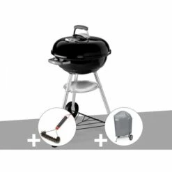 Barbecue Weber Compact Kettle 47 Cm + Brosse + Housse