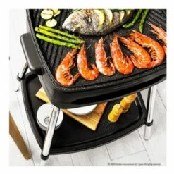 CECOTEC Bbq Barbecue Elettrico Perfectcountry, Potenza 2000w, Rivestimento Antiaderente, Coperchio Pieghevole, Termostato Regolabile, Va -France Barbecue Soldes Boutique 31640028 4