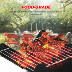 HAPPYSHOPPING Mini Barbecue Pliable En Forme De X Barbecue Grill Modele A913 Noir -France Barbecue Soldes Boutique 31966744 4