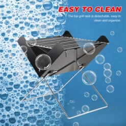 HAPPYSHOPPING Mini Barbecue Pliable En Forme De X Barbecue Grill Modele A913 Noir -France Barbecue Soldes Boutique 31966744 5