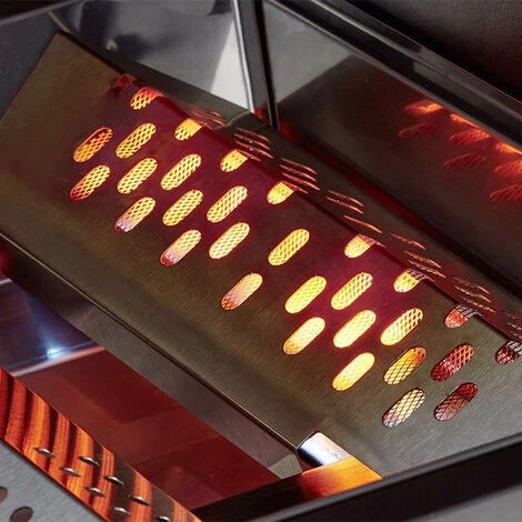 Barbecue à Gaz BRASERO Monroe Pro 3 Feux - 3 Brûleurs Dont 1 Turbo Zone, Gris - Gris 7 Barbecue à Gaz BRASERO Monroe Pro 3 Feux - 3 Brûleurs Dont 1 Turbo Zone, Gris - Gris – Image 5