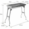 SIFREE 73×32.5cm Barbecue à Charbon Jardin Table en Acier Extérieur Pliant inoxydable 1 SIFREE 73×32.5cm Barbecue à Charbon Jardin Table en Acier Extérieur Pliant inoxydable -France Barbecue Soldes Boutique 32328474 1