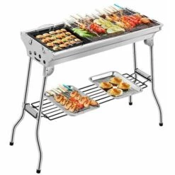 SIFREE 73×32.5cm Barbecue à Charbon Jardin Table en Acier Extérieur Pliant inoxydable 10 SIFREE 73×32.5cm Barbecue à Charbon Jardin Table en Acier Extérieur Pliant inoxydable -France Barbecue Soldes Boutique 32328474 4