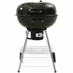 VidaXL 313358 Kettle Charcoal BBQ Grill 73x58x96 Cm Steel - Noir 9 VidaXL 313358 Kettle Charcoal BBQ Grill 73x58x96 Cm Steel - Noir -France Barbecue Soldes Boutique 32699591 3