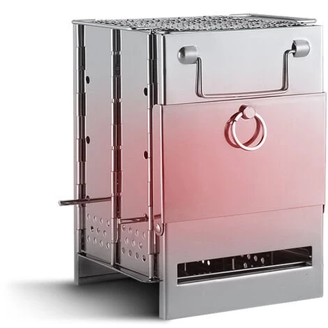 HAPPYSHOPPING Poele A Bois Exterieur En Acier Inoxydable 6 HAPPYSHOPPING Poele A Bois Exterieur En Acier Inoxydable â Image 4