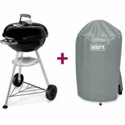Barbecue Weber Compact Kettle 47 Cm + Housse