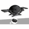 Barbecue Gaz Weber Q 1200 Noir + Housse - Noir -France Barbecue Soldes Boutique 3358989 1