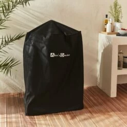 ALICE'S GARDEN Barbecue PREMIUM Charbon De Bois Ø57cm. Charles + Accessoires - Noir émaillé. Avec Grille Amovible. Aérateurs. Fumoir. Récupérateur De Cendres. Housse. Rack Et Ustensiles + Souffleur Offert - Noir -France Barbecue Soldes Boutique 33837731 5