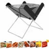 ASUPERMALL Barbecue Au Charbon De Bois Portable Barbecue Au Charbon De Bois Gril Pliant En Acier Inoxydable Pour La Cuisine En Plein Air -France Barbecue Soldes Boutique 33914476 1