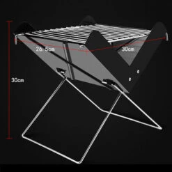 ASUPERMALL Barbecue Au Charbon De Bois Portable Barbecue Au Charbon De Bois Gril Pliant En Acier Inoxydable Pour La Cuisine En Plein Air -France Barbecue Soldes Boutique 33914476 5
