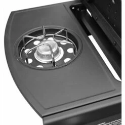 VidaXL Barbecue à Gaz 6 + 1 Zone De Cuisson Noir Et Argenté - Multicolore -France Barbecue Soldes Boutique 3444948 5