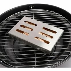 ALICE'S GARDEN Barbecue Fumoir Au Charbon De Bois Ø38cm – Edouard – Smoker Avec Aérateur. Fumoir. Gril. Boite De Fumage. Noir - Noir -France Barbecue Soldes Boutique 34525280 4