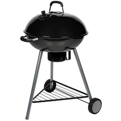 Barbecue Charbon Bisca 57cm Neka - Noir - Noir 4 Barbecue Charbon Bisca 57cm Neka - Noir - Noir – Image 2