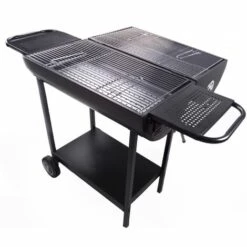 CONCEPT-USINE Barbecue Mobile Au Charbon De Bois BUNKER - Noir -France Barbecue Soldes Boutique 3531869 2