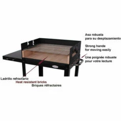 Barbecue De Jardin IMOR® , Pour Charbon De Bois Et/ou Bois Avec Briques Refractaries, MENORCA V20 -France Barbecue Soldes Boutique 35515354 3