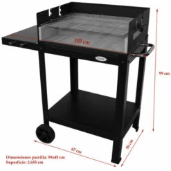 Barbecue De Jardin IMOR® , Pour Charbon De Bois Et/ou Bois Avec Briques Refractaries, MENORCA V20 -France Barbecue Soldes Boutique 35515354 4