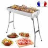 Aqrau Barbecue Gril Portable Pliable En Acier Inoxydable -France Barbecue Soldes Boutique 35618524 1