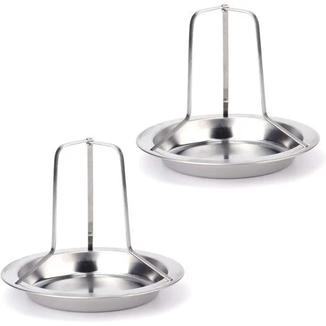 BEARSU Canette De Bière De Support De Rôtissoire De Poulet D'acier Inoxydable 3 BEARSU Canette De Bière De Support De Rôtissoire De Poulet D'acier Inoxydable