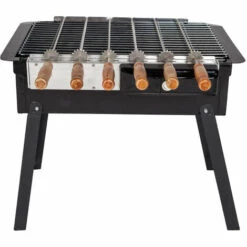 Dmora Barbecue à Charbon, à Piles, Couleur Noire, 54 X 36 X H45 Cm 8 Dmora Barbecue à Charbon, à Piles, Couleur Noire, 54 X 36 X H45 Cm -France Barbecue Soldes Boutique 38604532 2