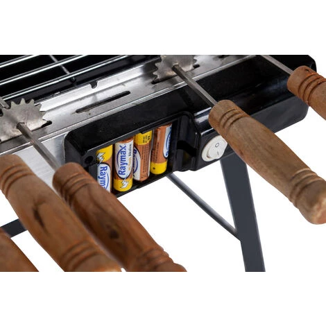 Dmora Barbecue à Charbon, à Piles, Couleur Noire, 54 X 36 X H45 Cm 5 Dmora Barbecue à Charbon, à Piles, Couleur Noire, 54 X 36 X H45 Cm – Image 3