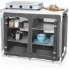 Campart Travel Cuisine D'extérieur Madrid Gris 102x47x82 Cm - Gris 2 Campart Travel Cuisine D'extérieur Madrid Gris 102x47x82 Cm - Gris -France Barbecue Soldes Boutique 39511817 1