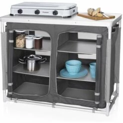 Campart Travel Cuisine D'extérieur Madrid Gris 102x47x82 Cm - Gris