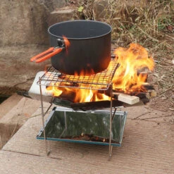 ASUPERMALL Barbecue Pliant, Support A Bois De Chauffage Exterieur En Acier Inoxydable, Outil De Pique-Nique Portable Pour Rechaud De Camping Au Charbon De Bois, Type 2 (A L'Exclusion Du Filet De Cuisson) 11 ASUPERMALL Barbecue Pliant, Support A Bois De Chauffage Exterieur En Acier Inoxydable, Outil De Pique-Nique Portable Pour Rechaud De Camping Au Charbon De Bois, Type 2 (A L'Exclusion Du Filet De Cuisson) -France Barbecue Soldes Boutique 39621407 5