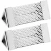 BARES Tube De Fumoir à Granulés Qualité Supérieure 2Pcs BBQ Grill Tube Maille Granulés Boîte à Fumée 6in Accessoire De Barbecue Acier Inoxydable Pour Tout Gril Ou Fumeur, Fumage à Chaud Ou à Froid(1#)