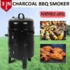 Barbecue 3 En 1, Grill, Fumoir, BBQ Smoker Avec Thermomètre De Température - Charbon De Bois VINTEKY® -France Barbecue Soldes Boutique 39924114 1