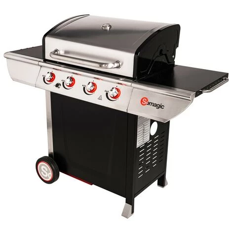 Barbecue Gaz SOMAGIC - MANHATTAN 400 GPI 3 Barbecue Gaz SOMAGIC - MANHATTAN 400 GPI