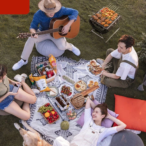 DONTODENT Barbecue à Charbon Pliable Et Portable 4 DONTODENT Barbecue à Charbon Pliable Et Portable – Image 2