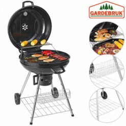Barbecue Mobile Gardebruk Avec Clapets D'aération Et Thermomètre Intégré 8 Barbecue Mobile Gardebruk Avec Clapets D'aération Et Thermomètre Intégré -France Barbecue Soldes Boutique 40898747 2