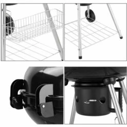 Barbecue Mobile Gardebruk Avec Clapets D'aération Et Thermomètre Intégré 10 Barbecue Mobile Gardebruk Avec Clapets D'aération Et Thermomètre Intégré -France Barbecue Soldes Boutique 40898747 4