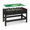 Klarfit Spin Table De Jeux 2-en-1 Billard Kicker, Rotative à 180°, Pièce De Jeu, Noire -France Barbecue Soldes Boutique 41822642 1