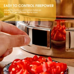 ASUPERMALL 13 Pouces Coréen Barbecue Grill Multifonctionnel Charbon De Bois Barbecue Gril Rond Camping Gril Cuisinière Table Fumeur Gril Grillé Net Et Plateau Pour Cour Pique-Nique Plage Barbecue, Argent -France Barbecue Soldes Boutique 42176481 4