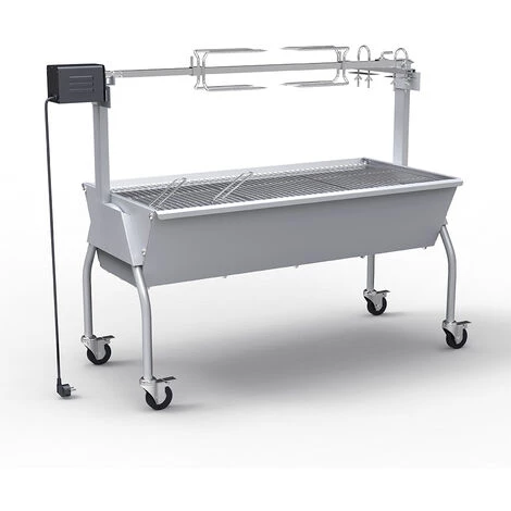 MR TUZZA Barbecue Au Charbon De Bois Avec Roues Et Tournebroche électrique Gravy 3 MR TUZZA Barbecue Au Charbon De Bois Avec Roues Et Tournebroche électrique Gravy